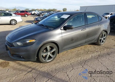 2015 Dodge Dart Gt z USA, uszkodzony, nr VIN 1C3CDFEB3FD243922